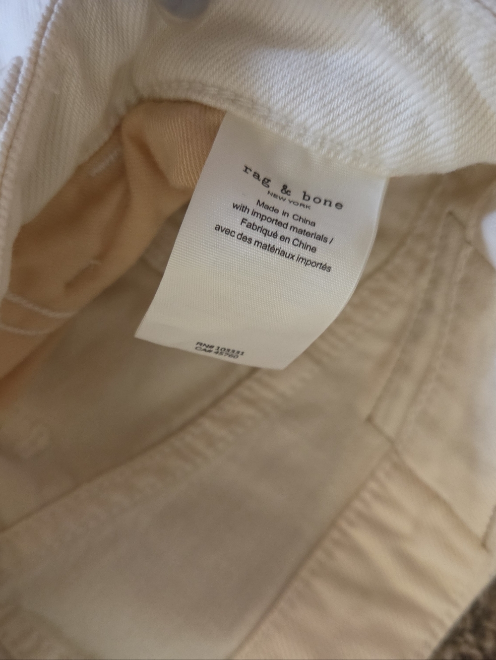 Rag & Bone Beige Cargo Pants - Picture 3 of 8